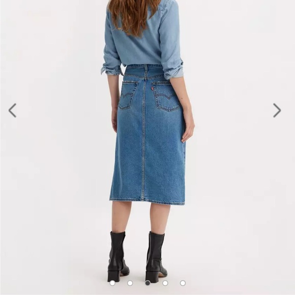 NWT Levi’s Side Slit Skirt - Picture 2 of 10